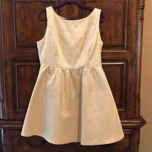 Gold skater style dress